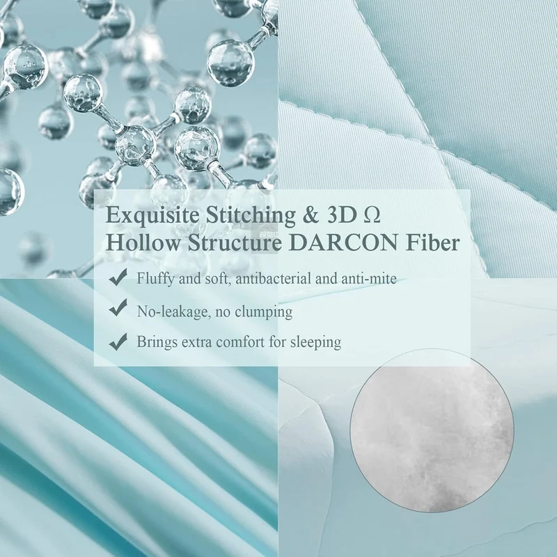Ultra Soft Cloudy 3D Cooling Comforter Arc-chill Extreme Q Max 0.5-Lake Blue