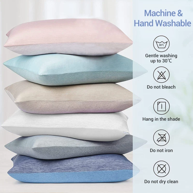 Revolutionary Light Pink Cooling Pillowcases Set of 2 – Arc-Chill Pro Q-Max 0.4