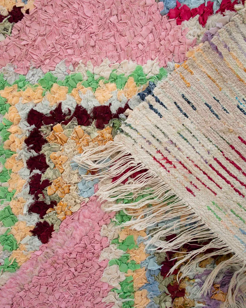 Tappeto Boucherouite vintage 180x80 cm