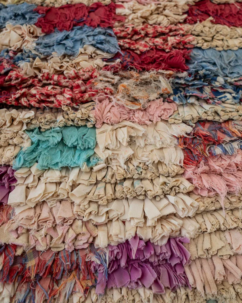 Tappeto Boucherouite vintage 190x100 cm