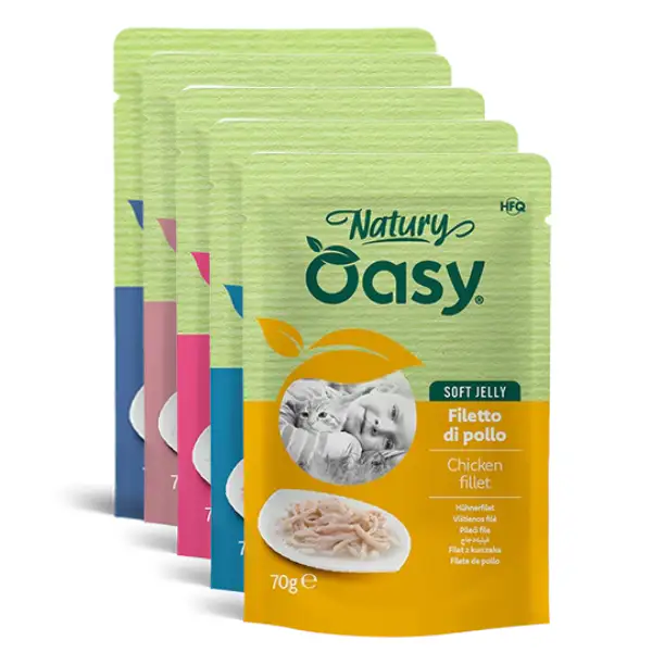 Oasy Natury Cat Adult Soft Jelly 70 gr