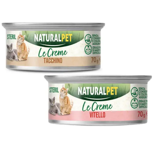 NaturalPet Cat Adult Sterilised le Creme 70 gr