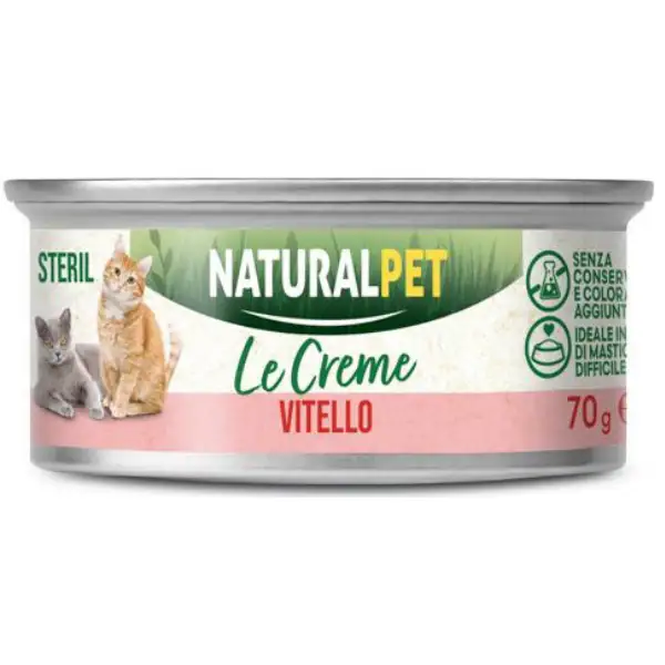 NaturalPet Cat Adult Sterilised le Creme 70 gr