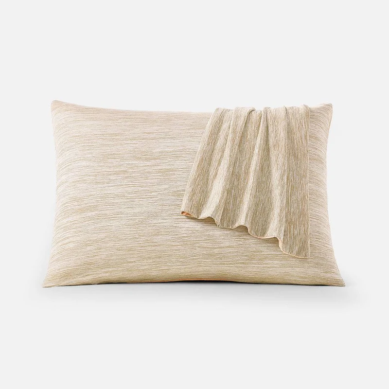 Revolutionary Light Brown Cooling Pillowcases Set of 2 – Arc-Chill Pro Q-Max 0.4