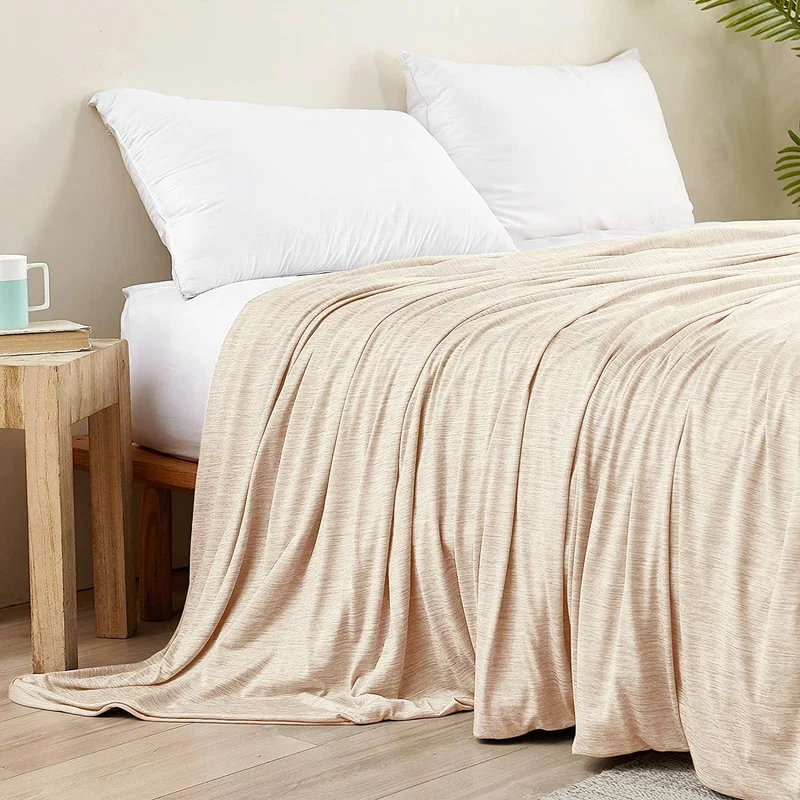 Elegear Light Brown Cooling Blanket – Arc-Chill 3.0, Q-Max>0.5, Multi-Size Options