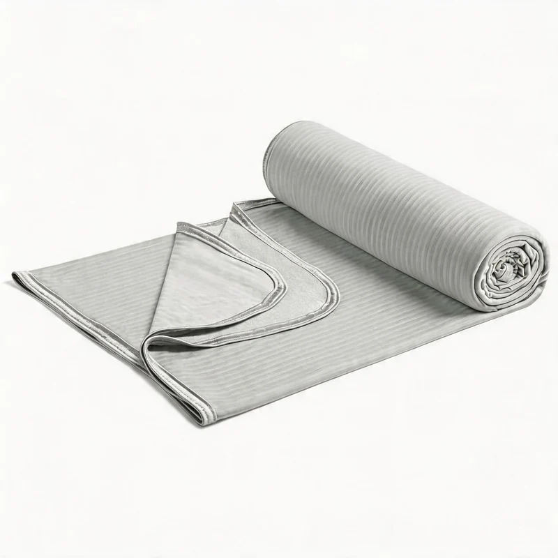 Elegear Cool Fiber Q-Max 0.4 Double-Sided Ice Silk Cooling Blanket – Gray