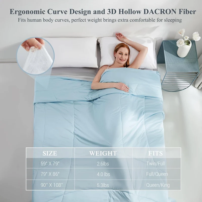 Elegear Arc-Chill 3.0 Cooling Comforter - Blue (Queen & King Size)