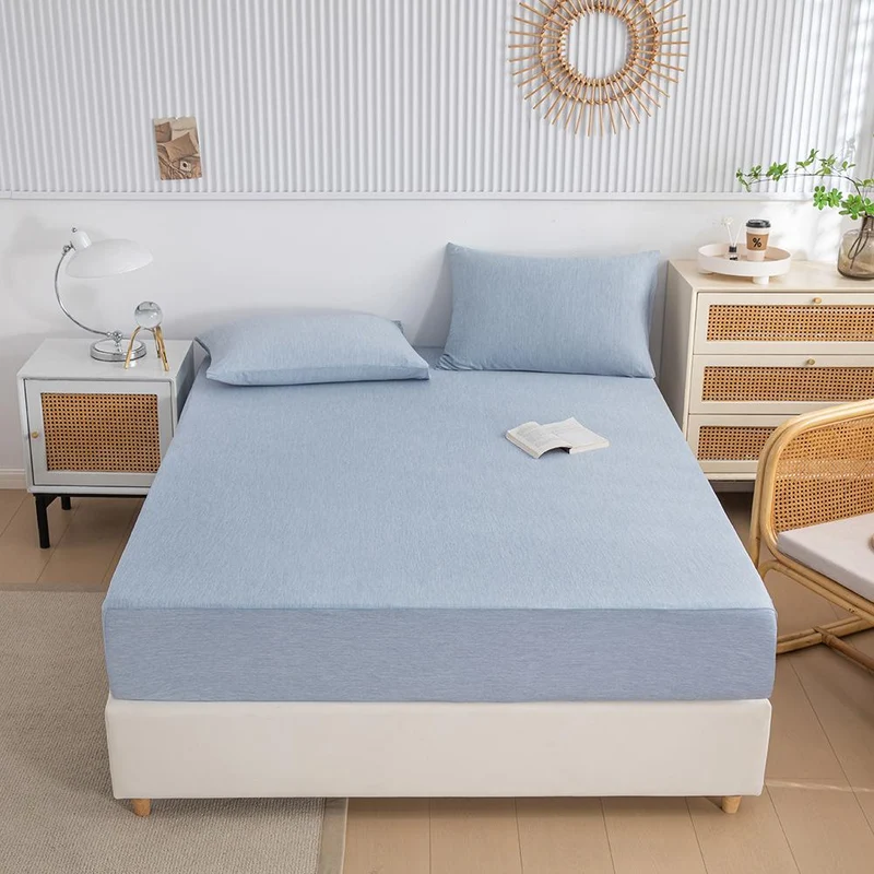 Cooling Sheet Set, Fitted Sheet and 2 Pieces Pillowcase