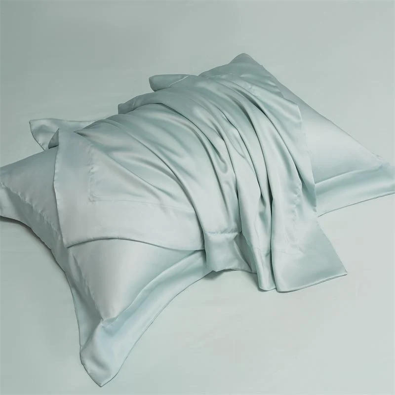 2 Pack for Silk Pillowcase for Hair and Skin, Natural Silk Pillow Case with Zipper, Both Sided Pure Silk Pillow Cover for Women