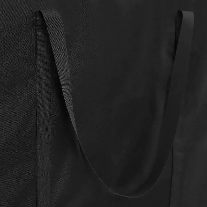 Dokon Borsa per Cuscini Giardino, Custodia per Albero di Natale, Impermeabile, Antivento, Anti UV Tessuto Oxford 600D Resistente Borsa Portaoggetti Cuscini da Esterno, Grande (125x40x55cm) - Nero