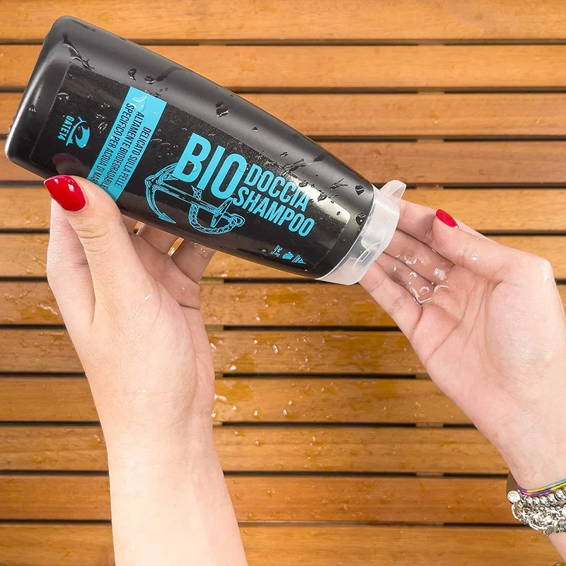 GATE14® Doccia Shampoo Bio Altamente Biodegradabile specifico per Acqua di Mare - 1 Flacone