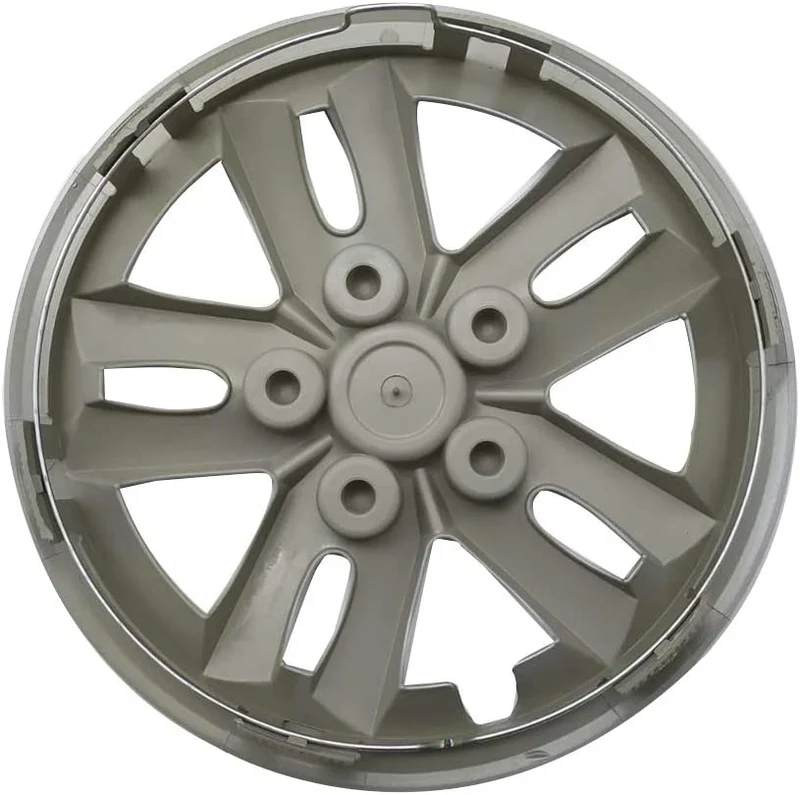CLICLED Copricerchio Universale 14" Copri Ruota Auto Pneumatico Silver 4pz Hollywood