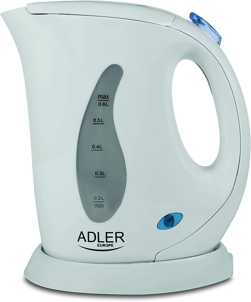 Adler - Bollitore da viaggio, 0,6 l, 760 W