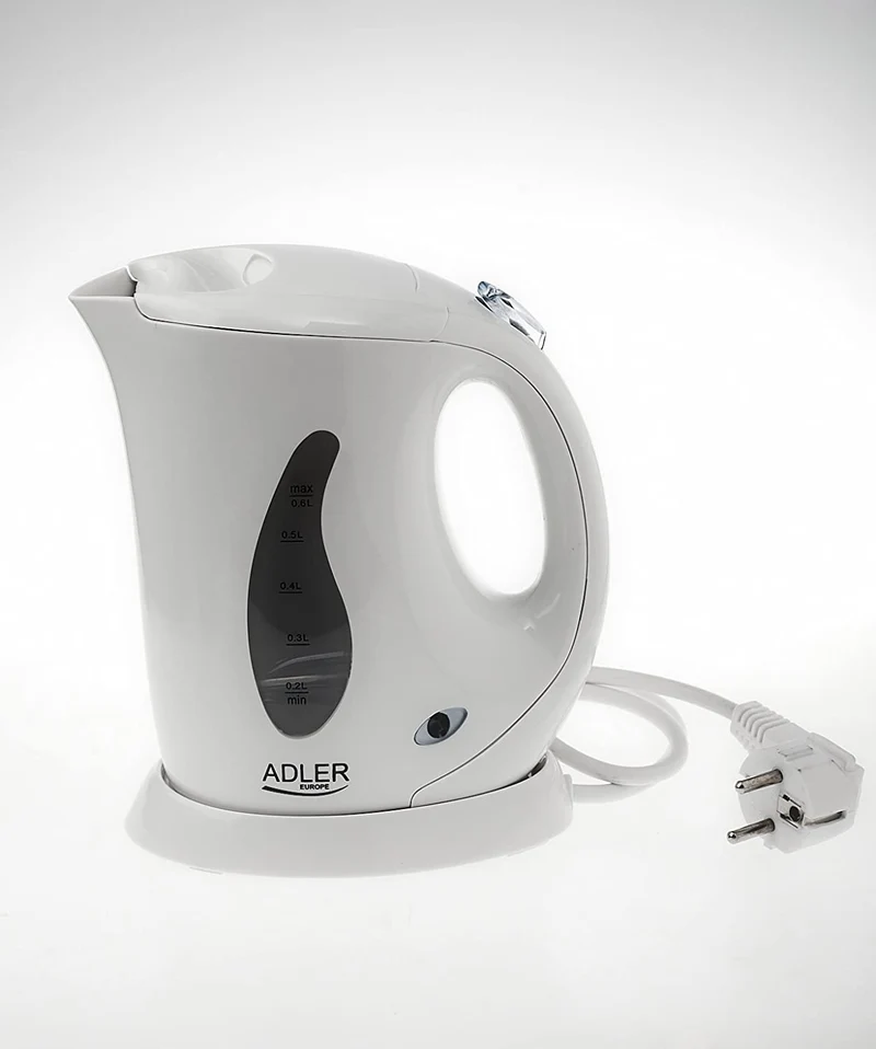 Adler - Bollitore da viaggio, 0,6 l, 760 W