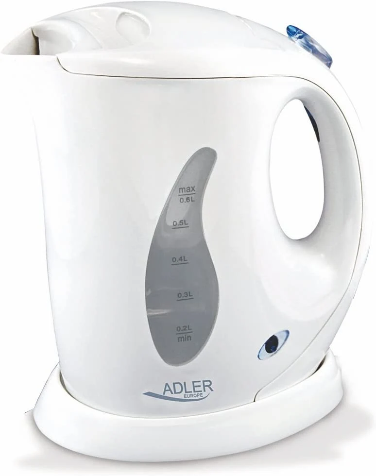 Adler - Bollitore da viaggio, 0,6 l, 760 W