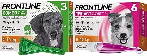 Frontline Triact, 3 Pipette, Cane L (20 - 40 Kg), Antiparassitario per Cani e Cuccioli di Lunga Durata, Protegge il Cane da Pulci, Zecche, Zanzare, Pappataci e Leishmaniosi, Antipulci 3 Pipette