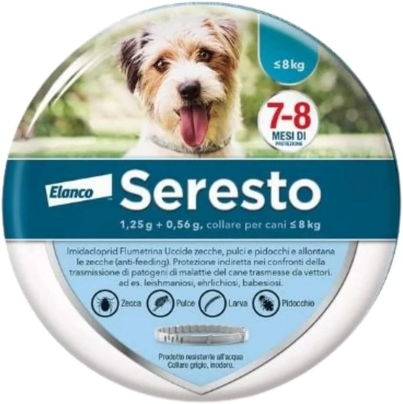 Seresto Collare per Cani fino a 8Kg