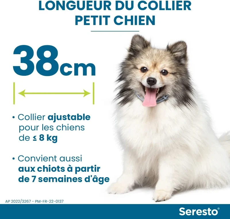 Seresto Collare per Cani fino a 8Kg