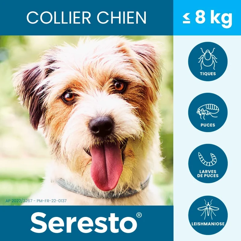 Seresto Collare per Cani fino a 8Kg
