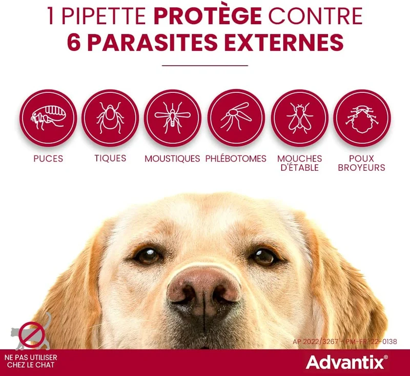 Advantix Spot-on per Cani dai 10Kg ai 25Kg - 4 pipette da 2.5ml