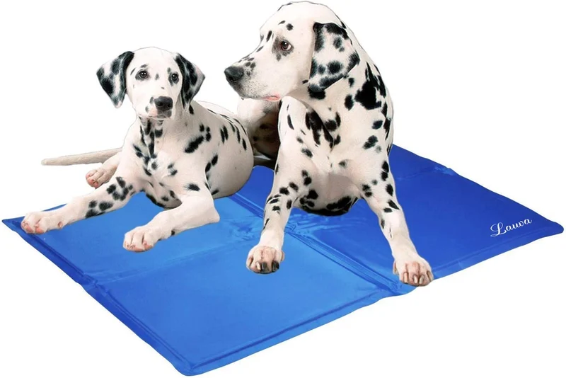 Lauva Tappetino Rinfrescante per Cane , Tappeto in Gel Autorinfrescante Grande–Auto Raffreddamento Gel Non Tossico Giaciglio Rinfrescante per Cani, Gatti, Animali Domestici -36 "X 20"(90 X 50CM)