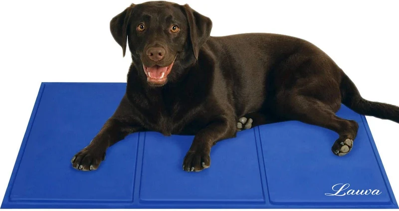Lauva Tappetino Rinfrescante per Cane , Tappeto in Gel Autorinfrescante Grande–Auto Raffreddamento Gel Non Tossico Giaciglio Rinfrescante per Cani, Gatti, Animali Domestici -36 "X 20"(90 X 50CM)