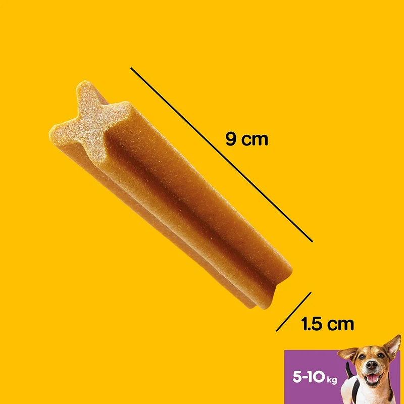 Pedigree Dentastix al Giorno Mini 5-10 kg Confezione Scorta, 56 Bastoncini - 8 x 110 gr