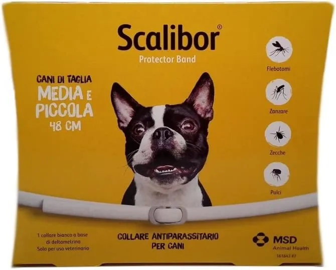 Scalibor Collare Antiparassitario per Cani di Taglia Piccola e Media 48 cm