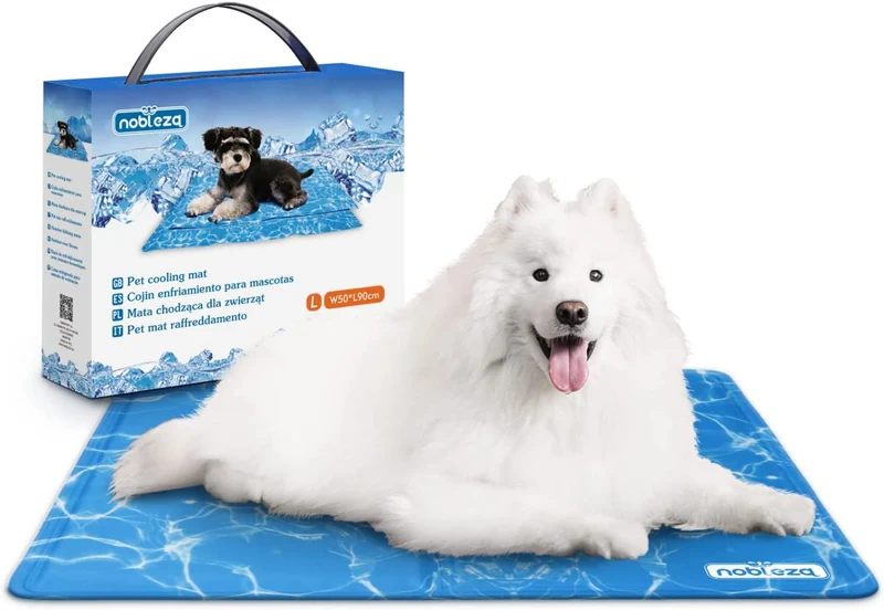 Nobleza - Tappetino Refrigerante in gel per cani, gatti e animali domestici, non tossico. 65 * 50 cm, M