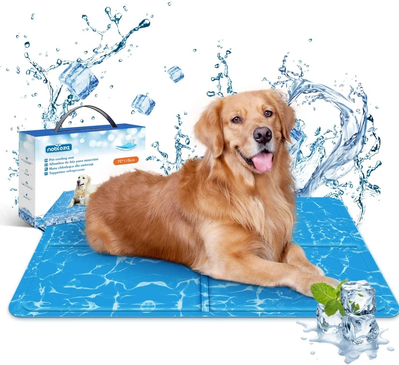 Nobleza - Tappetino Refrigerante in gel per cani, gatti e animali domestici, non tossico. 65 * 50 cm, M