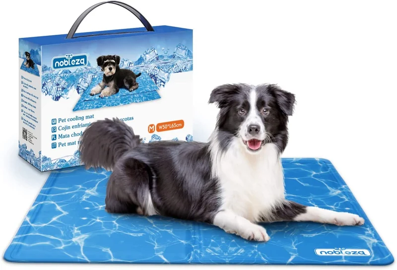 Nobleza - Tappetino Refrigerante in gel per cani, gatti e animali domestici, non tossico. 65 * 50 cm, M