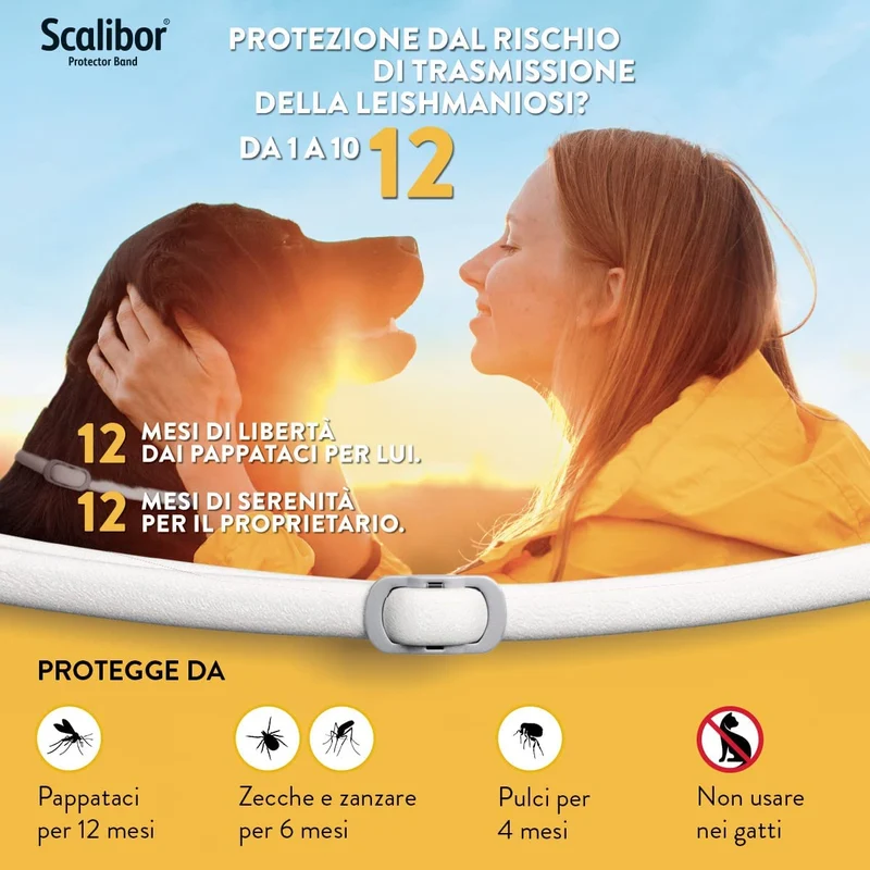 Scalibor Collare Antiparassitario per Cani, 65cm