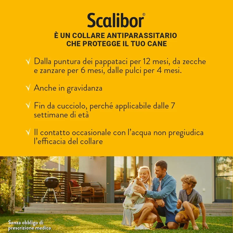 Scalibor Collare Antiparassitario per Cani, 65cm