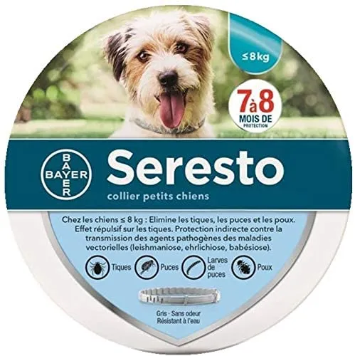 Seresto Collare per Cani fino a 8Kg