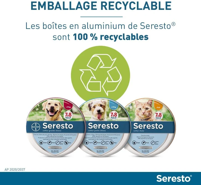 Seresto Collare per Cani fino a 8Kg