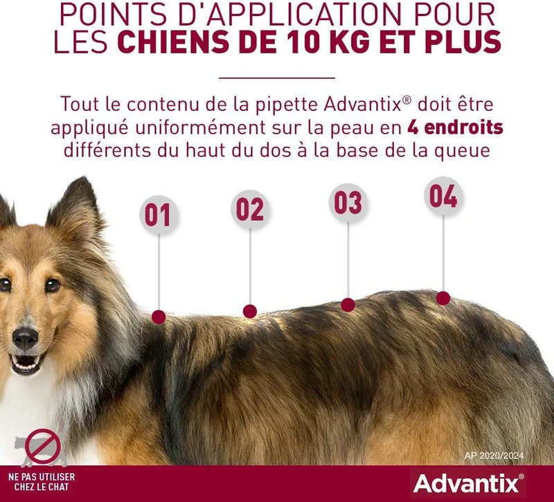 Advantix Spot-on per Cani dai 10Kg ai 25Kg - 4 pipette da 2.5ml