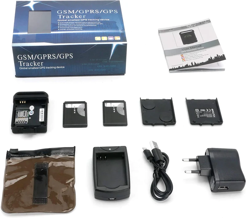 Incutex GPS localizzatore GPS Tracker TK104 inseguitore Spia per Persone e Veicoli – antifurto