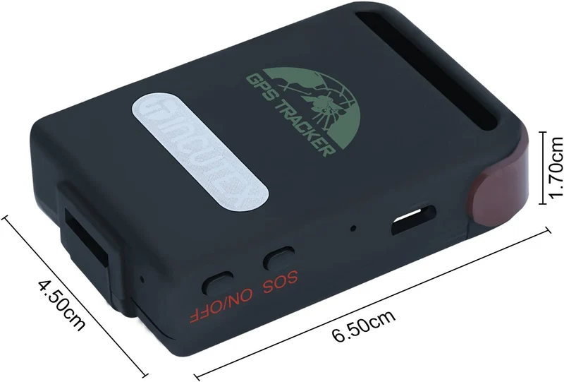 Incutex GPS localizzatore GPS Tracker TK104 inseguitore Spia per Persone e Veicoli – antifurto