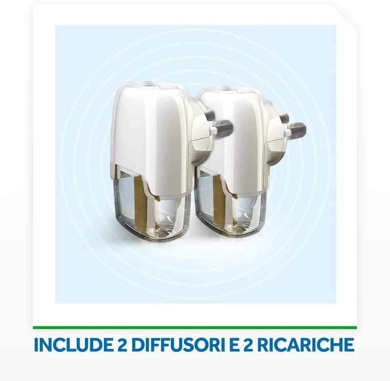 Raid Liquido Elettrico Antizanzare Contro Zanzare Comuni e Tigre, Inodore, Formato Convenienza, Contiene 2 Diffusori e 2 Ricariche, 60 Notti