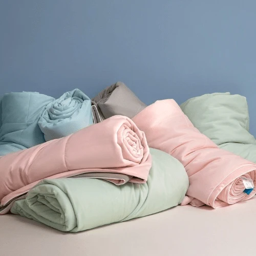 Elegear Double-Faced Two-Hue Ring-Stitched Cooling Comforter