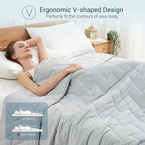Elegear Arc-Chill 3.0 Cooling Comforter – Ultra Cooling Blanket for Hot Sleepers | Q-Max >0.5 Cool Tech, Lightweight Reversible Summer Quilt