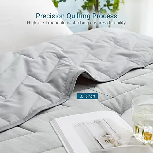Elegear Arc-Chill 3.0 Cooling Comforter – Ultra Cooling Blanket for Hot Sleepers | Q-Max >0.5 Cool Tech, Lightweight Reversible Summer Quilt
