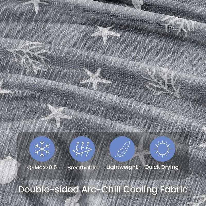 Elegear Arc-Chill Q-Max 0.5 Double Side Marine Life Cooling Blanket