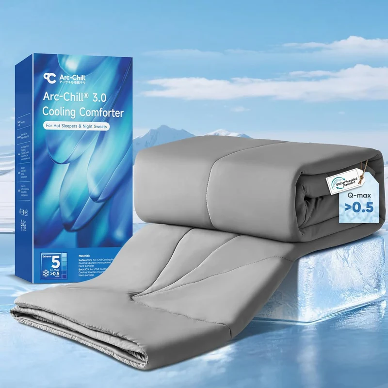 Revolutionary Cloudy 3D Cooling Comforter Arc-chill Extreme Q Max 0.5