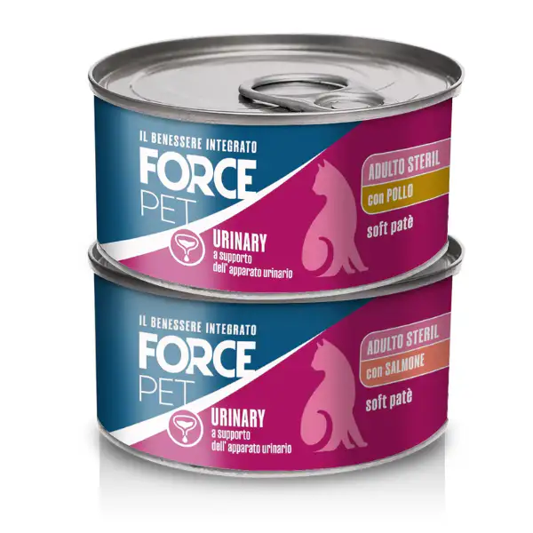 Forcepet Cat Adult Sterilised Urinary supporto urinario Soft patè 85 gr