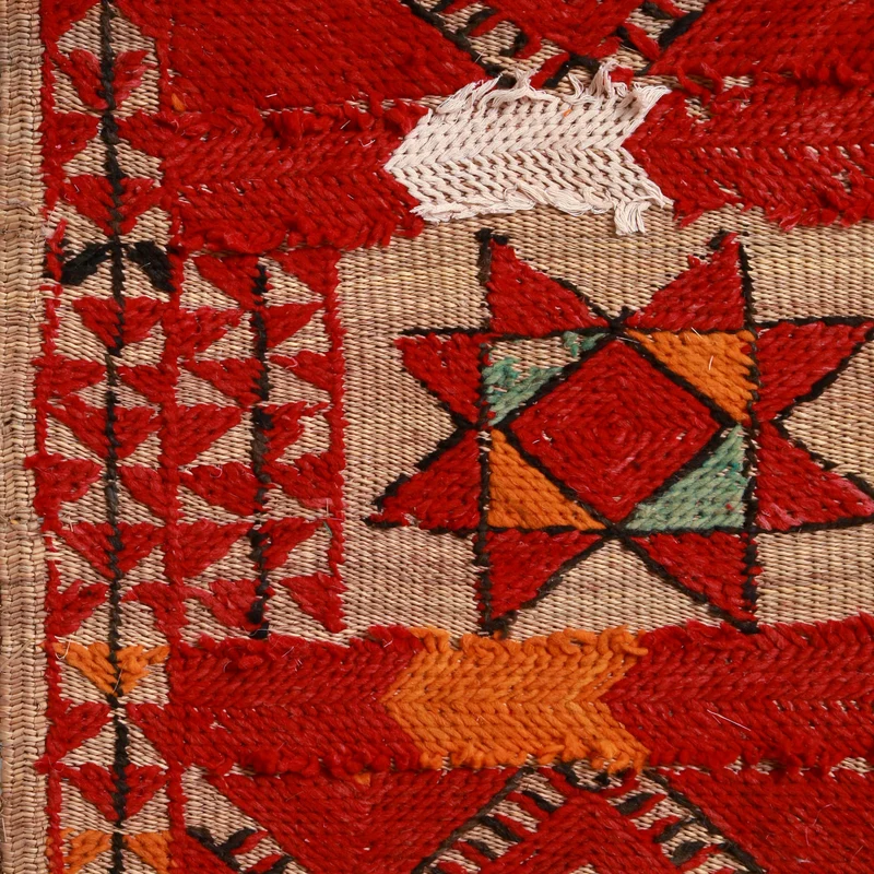 Stuoia Hassira Vintage in paglia di palma 290x170 cm