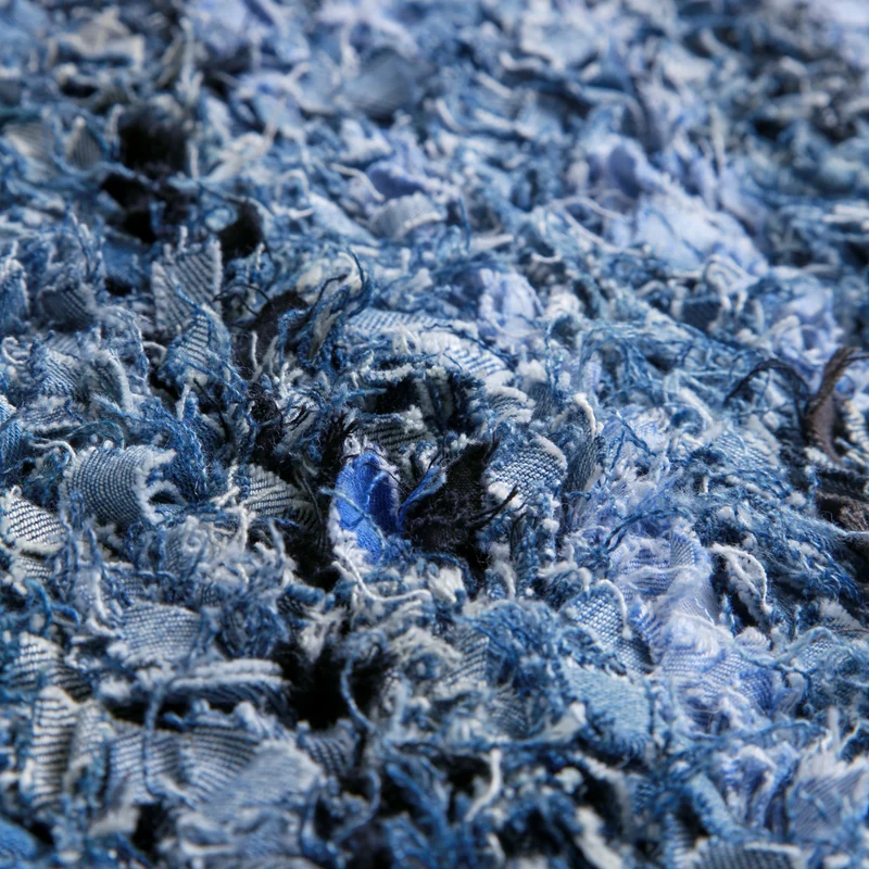 Tappeto Boucherouite "Casa Denim" 1.7*1.2 m