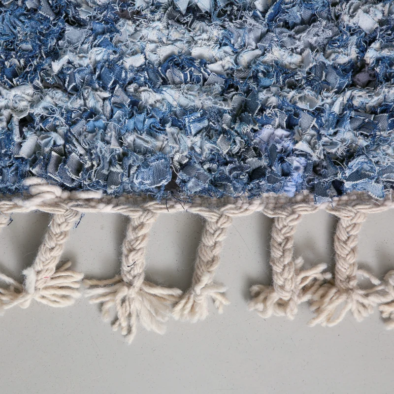 Tappeto Boucherouite "Casa Denim" 1.7*1.2 m