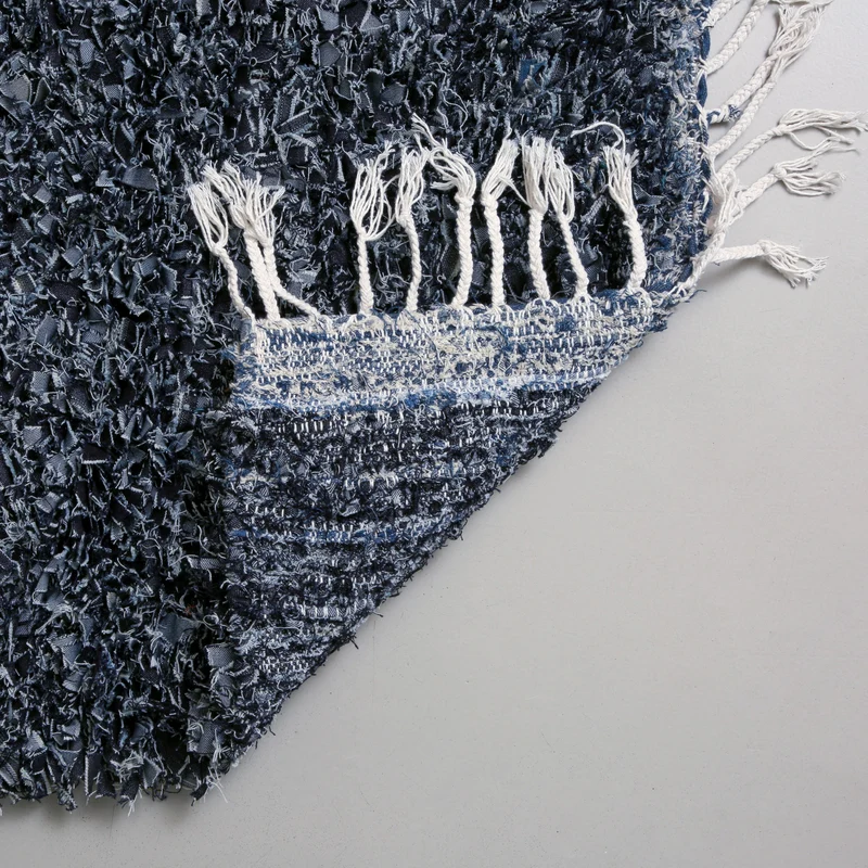 Tappeto Boucherouite "Casa Denim" 1*0.7 m