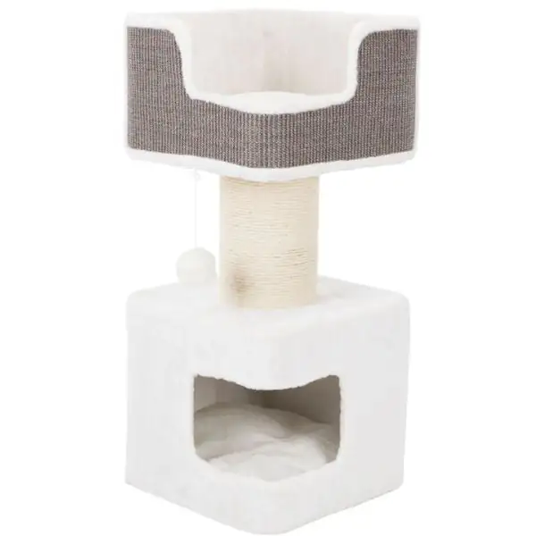 Tiragraffi XXL Ava super accessoriato in sisal e peluche Trixie